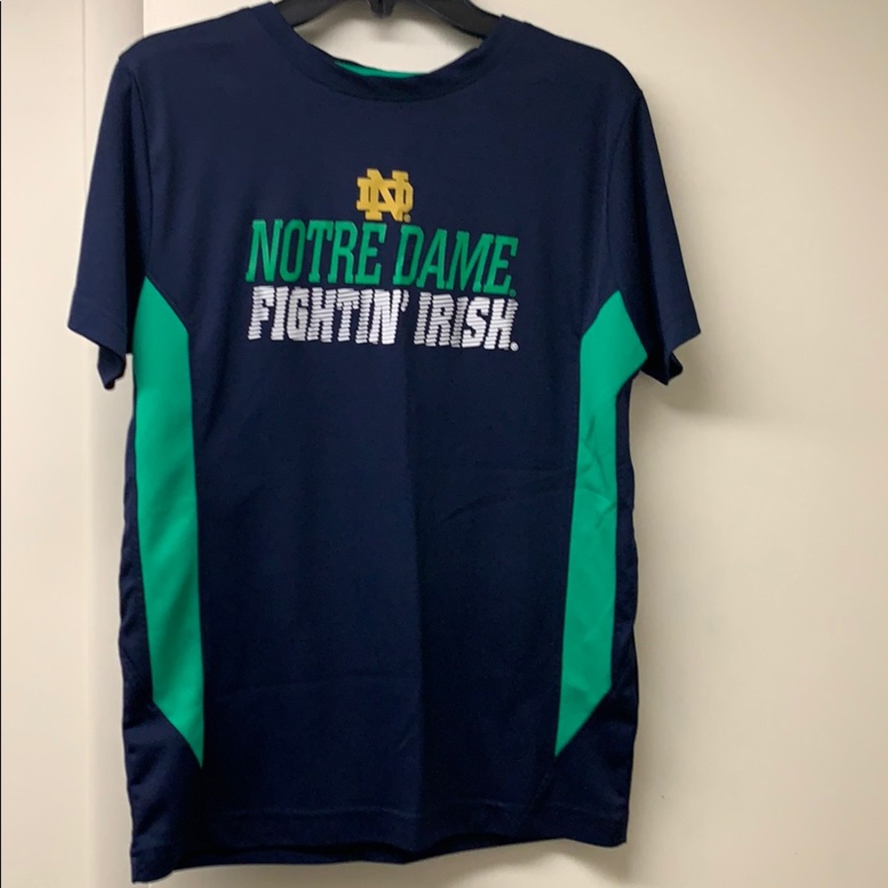 Boys Lg 12/14 Norte Dame short sleeve shirt
